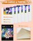 68PCS Acrylic Paint Canvas Set for Adults & Kids, Art Painting Supplies Kit with 24 Paints,Table Easel,8 Canvas Panels,12 Brushes,Paper Pad,Cleaning Cup,Sponge,Palette for Artist Beginner